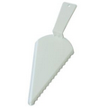 9 inch Low Handle Triangle Server White